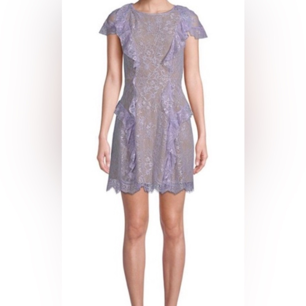 For Love And Lemons Lavender Strapless Dress